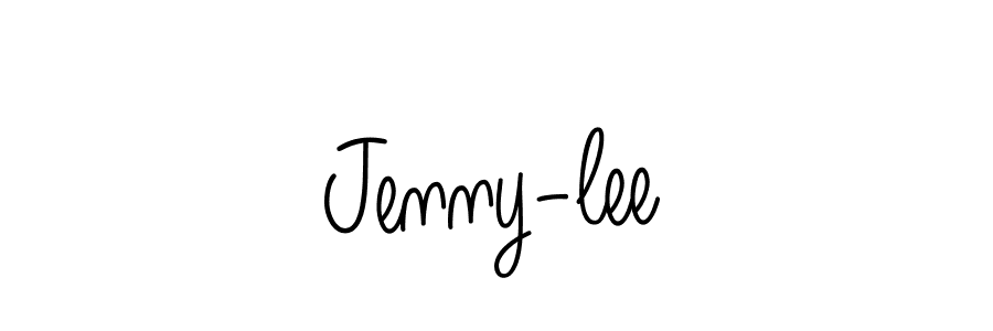 The best way (Angelique-Rose-font-FFP) to make a short signature is to pick only two or three words in your name. The name Jenny-lee include a total of six letters. For converting this name. Jenny-lee signature style 5 images and pictures png