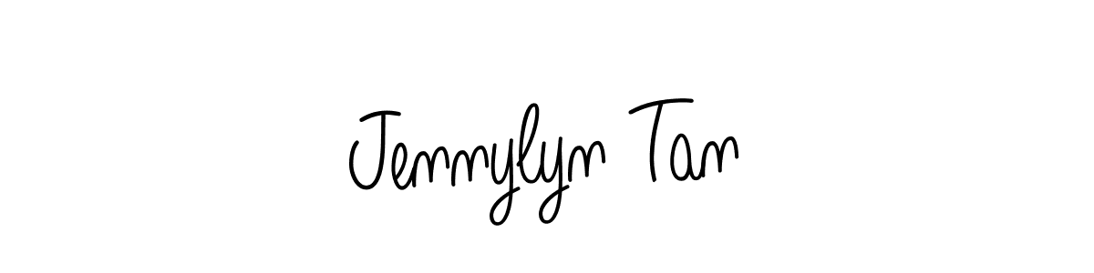 You should practise on your own different ways (Angelique-Rose-font-FFP) to write your name (Jennylyn Tan) in signature. don't let someone else do it for you. Jennylyn Tan signature style 5 images and pictures png