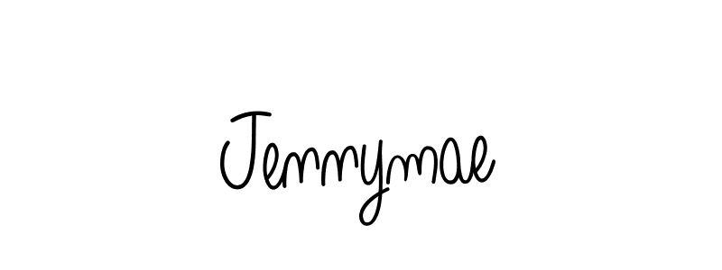 You should practise on your own different ways (Angelique-Rose-font-FFP) to write your name (Jennymae) in signature. don't let someone else do it for you. Jennymae signature style 5 images and pictures png