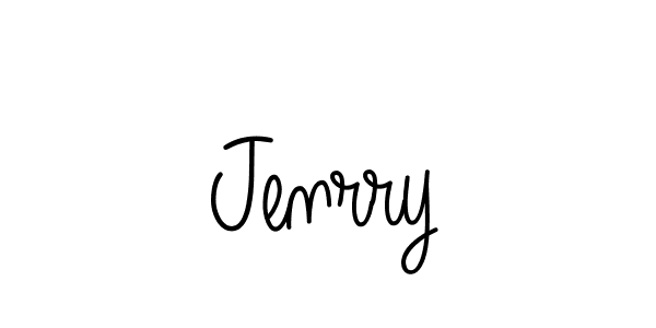 How to make Jenrry signature? Angelique-Rose-font-FFP is a professional autograph style. Create handwritten signature for Jenrry name. Jenrry signature style 5 images and pictures png