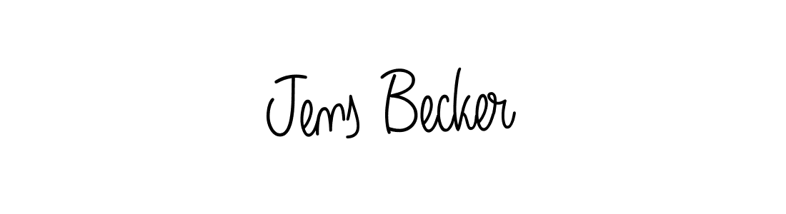 How to Draw Jens Becker signature style? Angelique-Rose-font-FFP is a latest design signature styles for name Jens Becker. Jens Becker signature style 5 images and pictures png