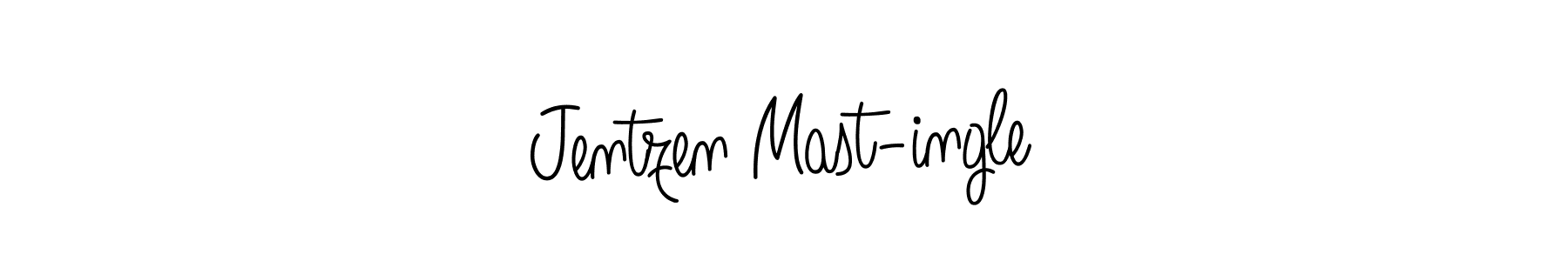 You should practise on your own different ways (Angelique-Rose-font-FFP) to write your name (Jentzen Mast-ingle) in signature. don't let someone else do it for you. Jentzen Mast-ingle signature style 5 images and pictures png