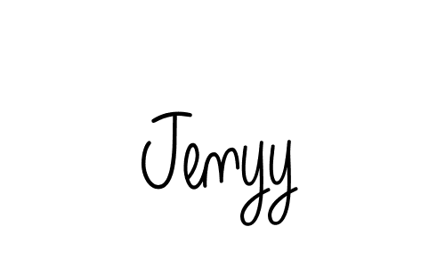 How to make Jenyy signature? Angelique-Rose-font-FFP is a professional autograph style. Create handwritten signature for Jenyy name. Jenyy signature style 5 images and pictures png