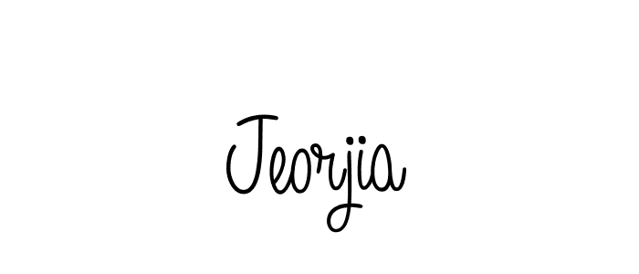 Angelique-Rose-font-FFP is a professional signature style that is perfect for those who want to add a touch of class to their signature. It is also a great choice for those who want to make their signature more unique. Get Jeorjia name to fancy signature for free. Jeorjia signature style 5 images and pictures png