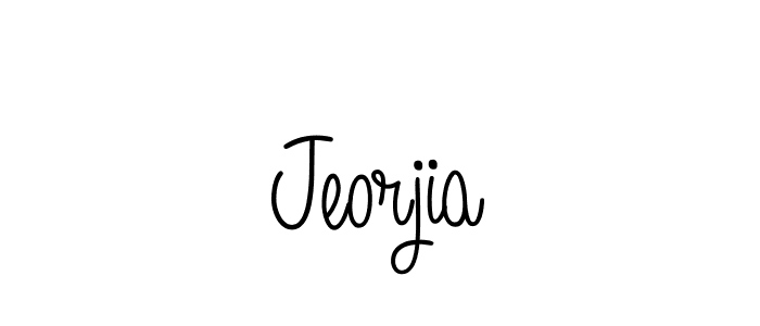 How to Draw Jeorjia signature style? Angelique-Rose-font-FFP is a latest design signature styles for name Jeorjia. Jeorjia signature style 5 images and pictures png