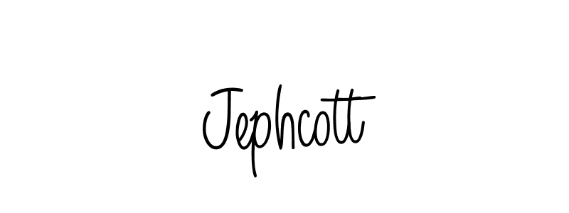 Use a signature maker to create a handwritten signature online. With this signature software, you can design (Angelique-Rose-font-FFP) your own signature for name Jephcott. Jephcott signature style 5 images and pictures png