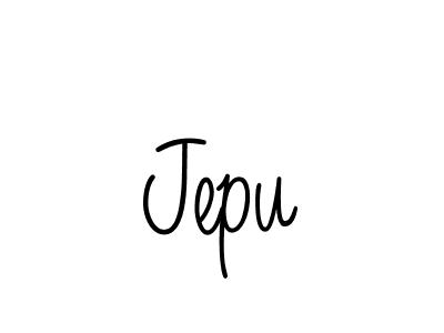 How to Draw Jepu signature style? Angelique-Rose-font-FFP is a latest design signature styles for name Jepu. Jepu signature style 5 images and pictures png