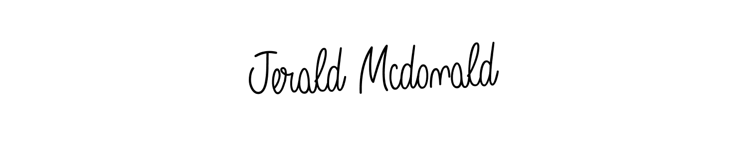 Best and Professional Signature Style for Jerald Mcdonald. Angelique-Rose-font-FFP Best Signature Style Collection. Jerald Mcdonald signature style 5 images and pictures png