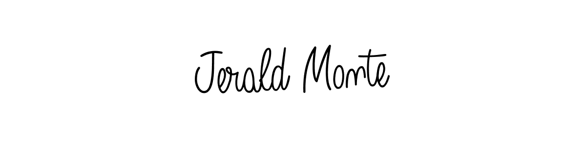 Angelique-Rose-font-FFP is a professional signature style that is perfect for those who want to add a touch of class to their signature. It is also a great choice for those who want to make their signature more unique. Get Jerald Monte name to fancy signature for free. Jerald Monte signature style 5 images and pictures png