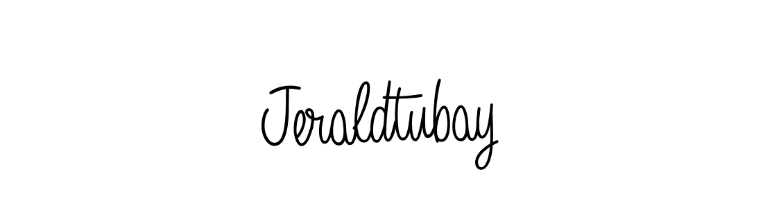 How to make Jeraldtubay signature? Angelique-Rose-font-FFP is a professional autograph style. Create handwritten signature for Jeraldtubay name. Jeraldtubay signature style 5 images and pictures png