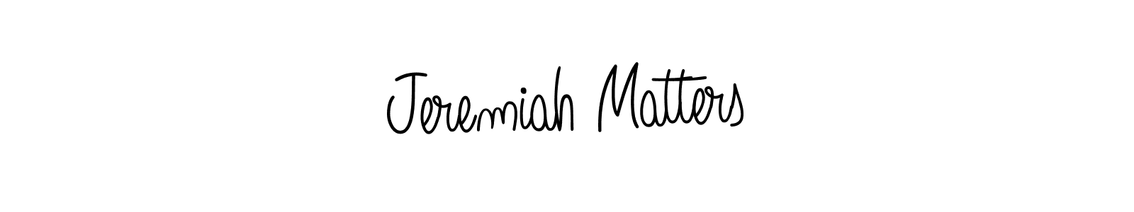 Make a beautiful signature design for name Jeremiah Matters. Use this online signature maker to create a handwritten signature for free. Jeremiah Matters signature style 5 images and pictures png