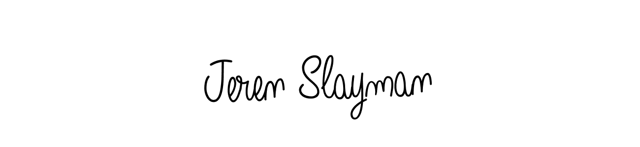 See photos of Jeren Slayman official signature by Spectra . Check more albums & portfolios. Read reviews & check more about Angelique-Rose-font-FFP font. Jeren Slayman signature style 5 images and pictures png