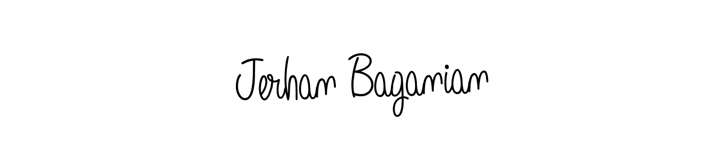 Best and Professional Signature Style for Jerhan Baganian. Angelique-Rose-font-FFP Best Signature Style Collection. Jerhan Baganian signature style 5 images and pictures png