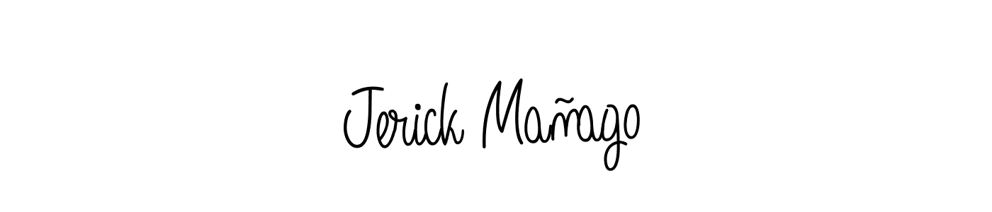 Here are the top 10 professional signature styles for the name Jerick Mañago. These are the best autograph styles you can use for your name. Jerick Mañago signature style 5 images and pictures png