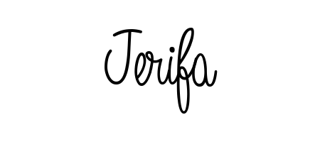 Make a beautiful signature design for name Jerifa. Use this online signature maker to create a handwritten signature for free. Jerifa signature style 5 images and pictures png
