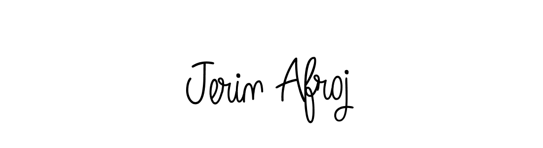 Once you've used our free online signature maker to create your best signature Angelique-Rose-font-FFP style, it's time to enjoy all of the benefits that Jerin Afroj name signing documents. Jerin Afroj signature style 5 images and pictures png