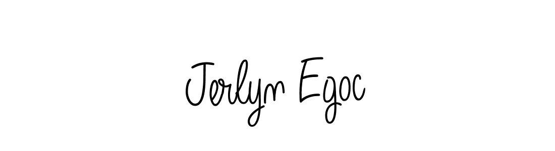 Design your own signature with our free online signature maker. With this signature software, you can create a handwritten (Angelique-Rose-font-FFP) signature for name Jerlyn Egoc. Jerlyn Egoc signature style 5 images and pictures png