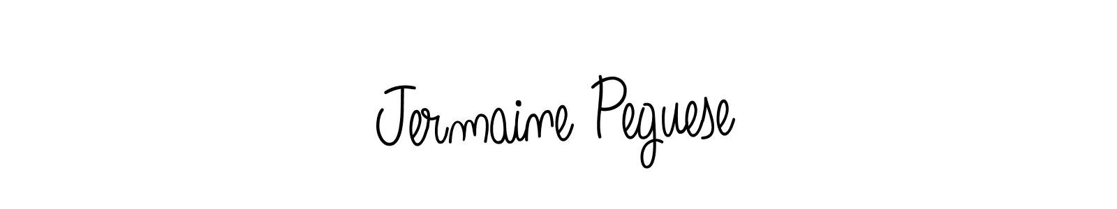 Jermaine Peguese stylish signature style. Best Handwritten Sign (Angelique-Rose-font-FFP) for my name. Handwritten Signature Collection Ideas for my name Jermaine Peguese. Jermaine Peguese signature style 5 images and pictures png