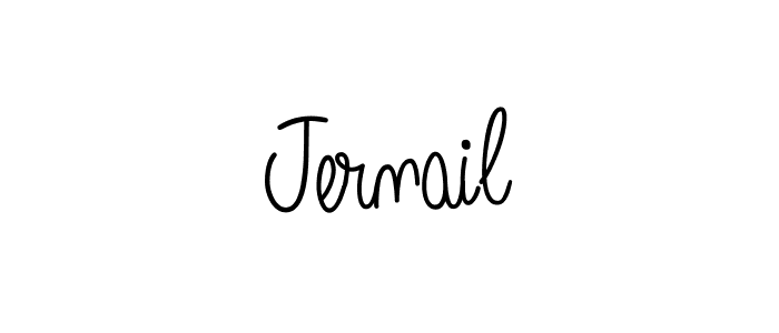Angelique-Rose-font-FFP is a professional signature style that is perfect for those who want to add a touch of class to their signature. It is also a great choice for those who want to make their signature more unique. Get Jernail name to fancy signature for free. Jernail signature style 5 images and pictures png