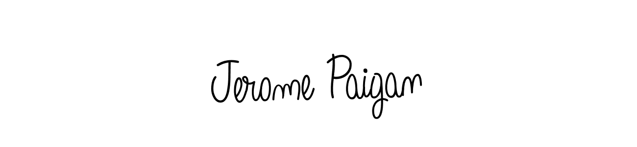 Angelique-Rose-font-FFP is a professional signature style that is perfect for those who want to add a touch of class to their signature. It is also a great choice for those who want to make their signature more unique. Get Jerome Paigan name to fancy signature for free. Jerome Paigan signature style 5 images and pictures png