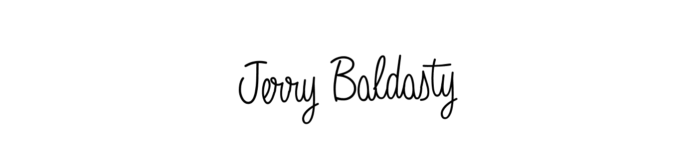 Make a beautiful signature design for name Jerry Baldasty. Use this online signature maker to create a handwritten signature for free. Jerry Baldasty signature style 5 images and pictures png
