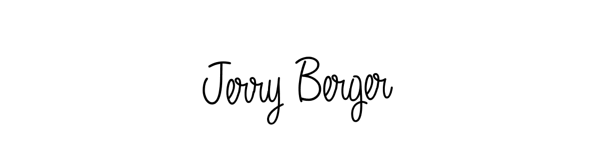 Check out images of Autograph of Jerry Berger name. Actor Jerry Berger Signature Style. Angelique-Rose-font-FFP is a professional sign style online. Jerry Berger signature style 5 images and pictures png