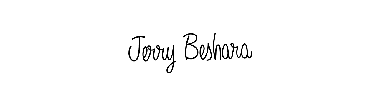 Create a beautiful signature design for name Jerry Beshara. With this signature (Angelique-Rose-font-FFP) fonts, you can make a handwritten signature for free. Jerry Beshara signature style 5 images and pictures png