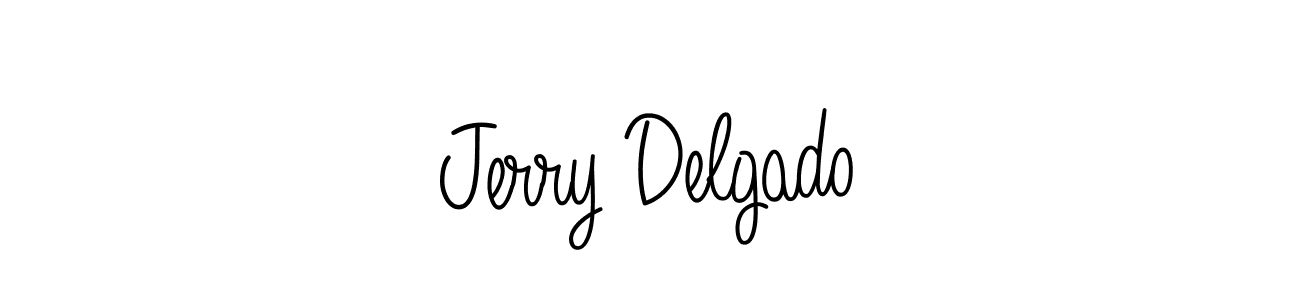 Make a beautiful signature design for name Jerry Delgado. With this signature (Angelique-Rose-font-FFP) style, you can create a handwritten signature for free. Jerry Delgado signature style 5 images and pictures png
