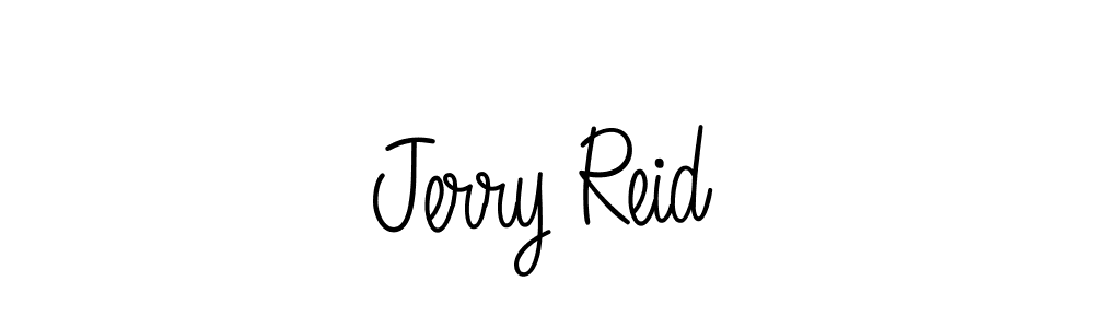 Jerry Reid stylish signature style. Best Handwritten Sign (Angelique-Rose-font-FFP) for my name. Handwritten Signature Collection Ideas for my name Jerry Reid. Jerry Reid signature style 5 images and pictures png