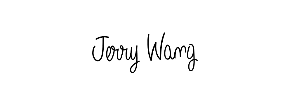 Once you've used our free online signature maker to create your best signature Angelique-Rose-font-FFP style, it's time to enjoy all of the benefits that Jerry Wang name signing documents. Jerry Wang signature style 5 images and pictures png