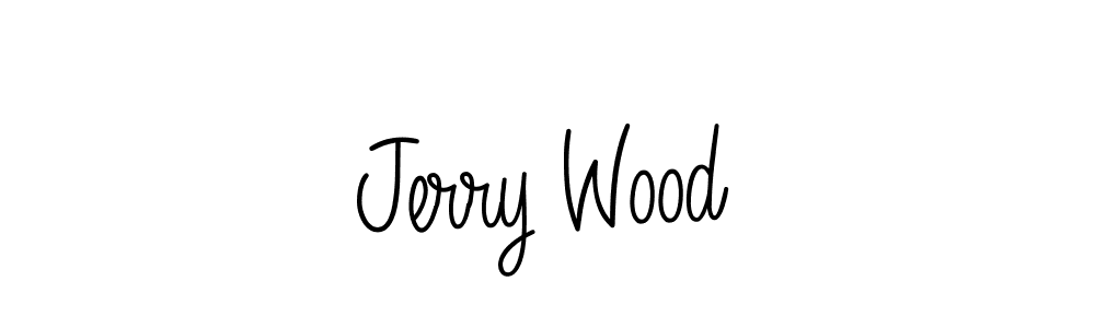 Make a beautiful signature design for name Jerry Wood. With this signature (Angelique-Rose-font-FFP) style, you can create a handwritten signature for free. Jerry Wood signature style 5 images and pictures png