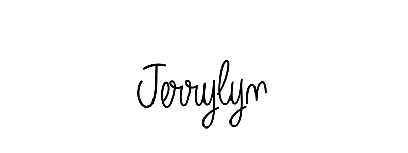 Create a beautiful signature design for name Jerrylyn. With this signature (Angelique-Rose-font-FFP) fonts, you can make a handwritten signature for free. Jerrylyn signature style 5 images and pictures png