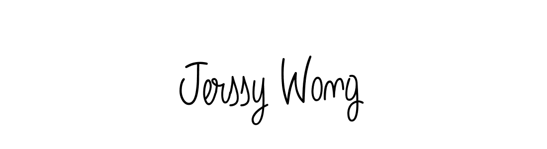 Jerssy Wong stylish signature style. Best Handwritten Sign (Angelique-Rose-font-FFP) for my name. Handwritten Signature Collection Ideas for my name Jerssy Wong. Jerssy Wong signature style 5 images and pictures png