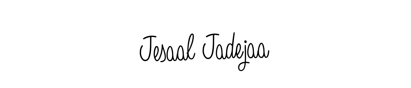 Also we have Jesaal Jadejaa name is the best signature style. Create professional handwritten signature collection using Angelique-Rose-font-FFP autograph style. Jesaal Jadejaa signature style 5 images and pictures png