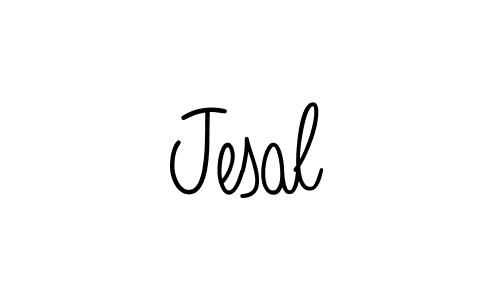 Create a beautiful signature design for name Jesal. With this signature (Angelique-Rose-font-FFP) fonts, you can make a handwritten signature for free. Jesal signature style 5 images and pictures png