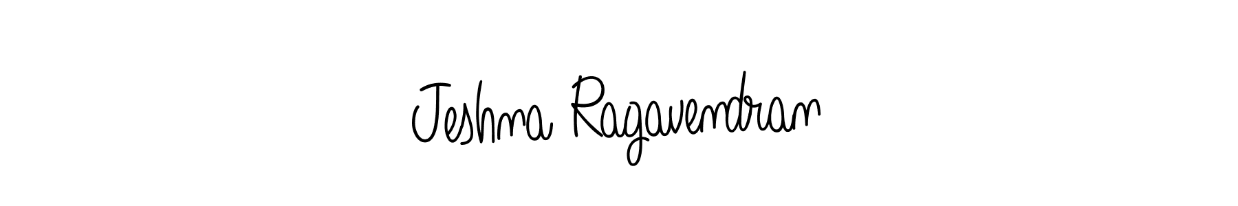 How to make Jeshna Ragavendran signature? Angelique-Rose-font-FFP is a professional autograph style. Create handwritten signature for Jeshna Ragavendran name. Jeshna Ragavendran signature style 5 images and pictures png