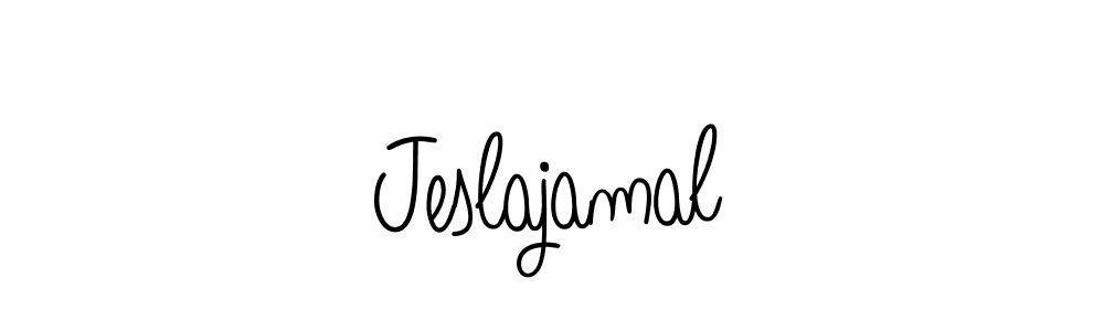 Also we have Jeslajamal name is the best signature style. Create professional handwritten signature collection using Angelique-Rose-font-FFP autograph style. Jeslajamal signature style 5 images and pictures png