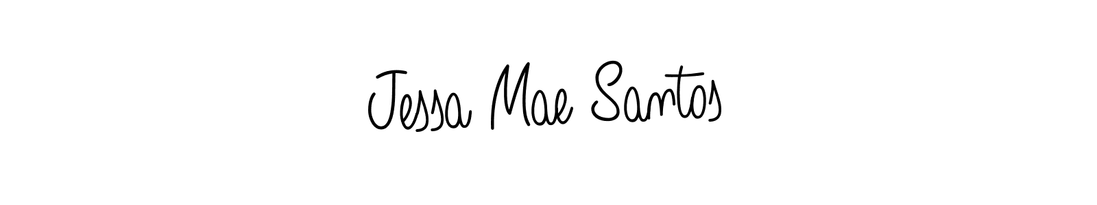 Design your own signature with our free online signature maker. With this signature software, you can create a handwritten (Angelique-Rose-font-FFP) signature for name Jessa Mae Santos. Jessa Mae Santos signature style 5 images and pictures png