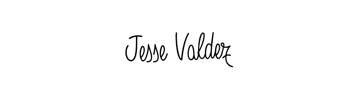 Make a beautiful signature design for name Jesse Valdez. With this signature (Angelique-Rose-font-FFP) style, you can create a handwritten signature for free. Jesse Valdez signature style 5 images and pictures png