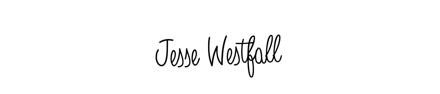 How to make Jesse Westfall name signature. Use Angelique-Rose-font-FFP style for creating short signs online. This is the latest handwritten sign. Jesse Westfall signature style 5 images and pictures png