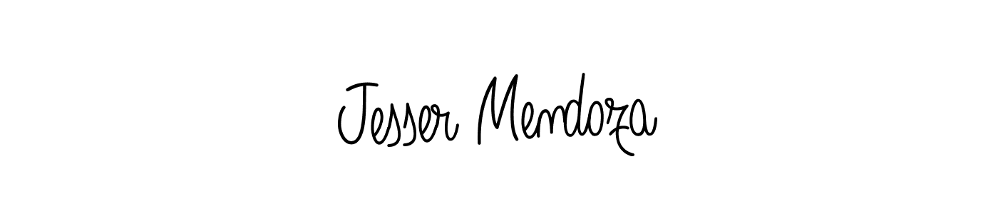 if you are searching for the best signature style for your name Jesser Mendoza. so please give up your signature search. here we have designed multiple signature styles  using Angelique-Rose-font-FFP. Jesser Mendoza signature style 5 images and pictures png