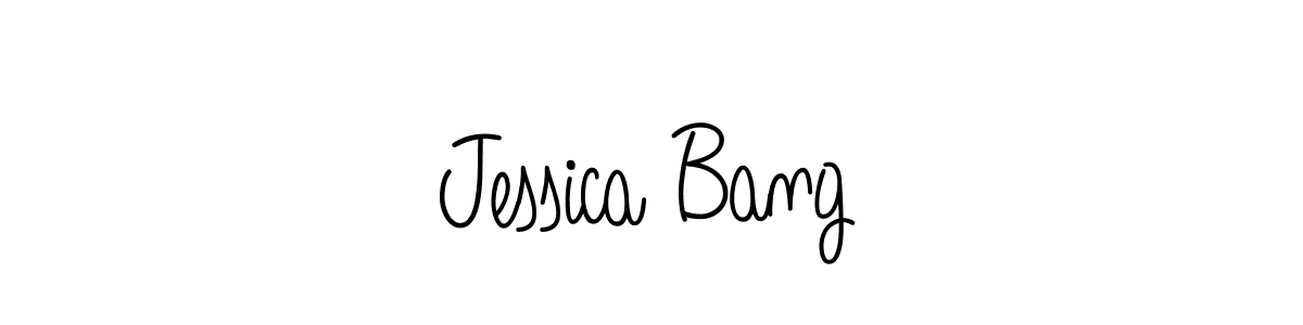 Design your own signature with our free online signature maker. With this signature software, you can create a handwritten (Angelique-Rose-font-FFP) signature for name Jessica Bang. Jessica Bang signature style 5 images and pictures png