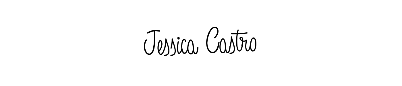 The best way (Angelique-Rose-font-FFP) to make a short signature is to pick only two or three words in your name. The name Jessica Castro include a total of six letters. For converting this name. Jessica Castro signature style 5 images and pictures png