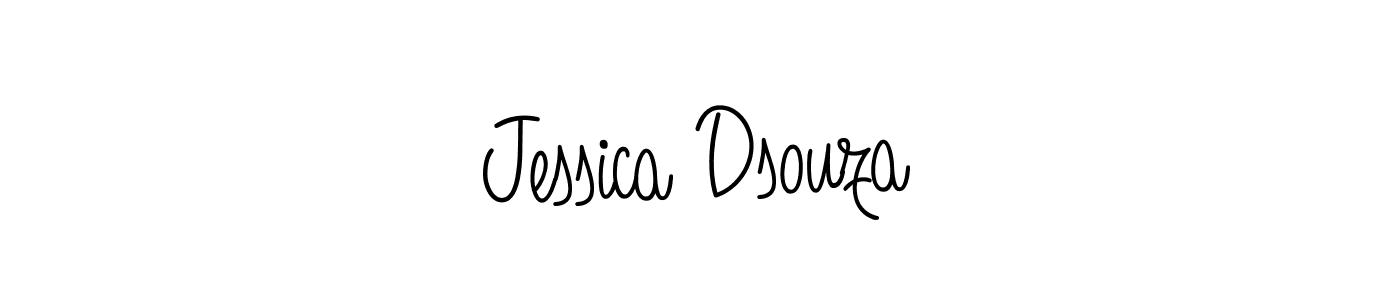 Design your own signature with our free online signature maker. With this signature software, you can create a handwritten (Angelique-Rose-font-FFP) signature for name Jessica Dsouza. Jessica Dsouza signature style 5 images and pictures png