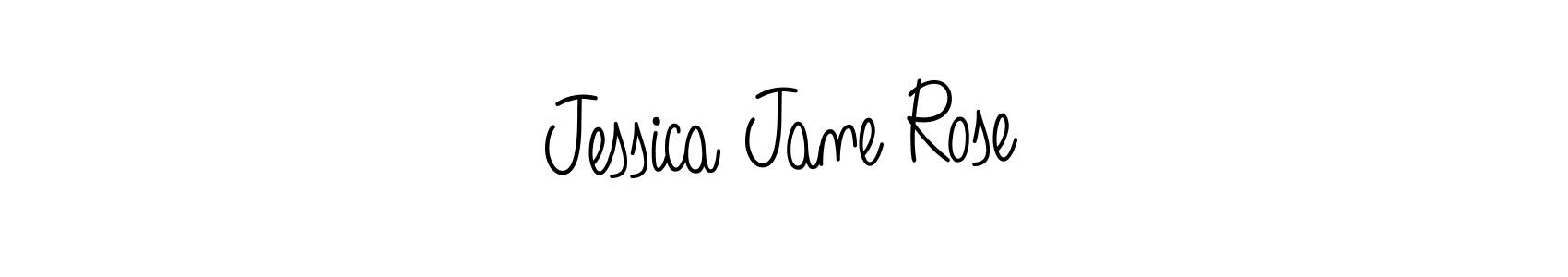 The best way (Angelique-Rose-font-FFP) to make a short signature is to pick only two or three words in your name. The name Jessica Jane Rose include a total of six letters. For converting this name. Jessica Jane Rose signature style 5 images and pictures png
