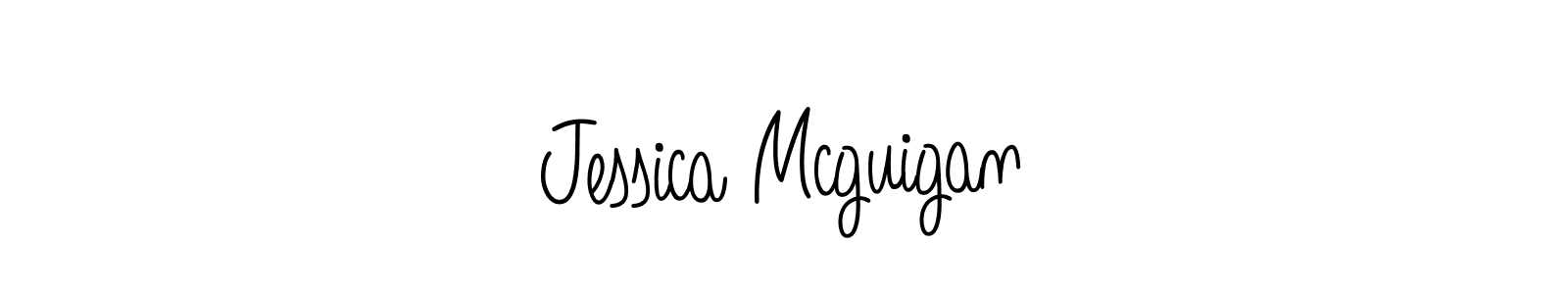 Use a signature maker to create a handwritten signature online. With this signature software, you can design (Angelique-Rose-font-FFP) your own signature for name Jessica Mcguigan. Jessica Mcguigan signature style 5 images and pictures png