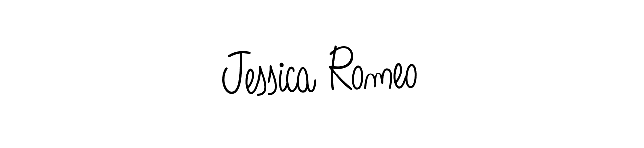 How to make Jessica Romeo signature? Angelique-Rose-font-FFP is a professional autograph style. Create handwritten signature for Jessica Romeo name. Jessica Romeo signature style 5 images and pictures png