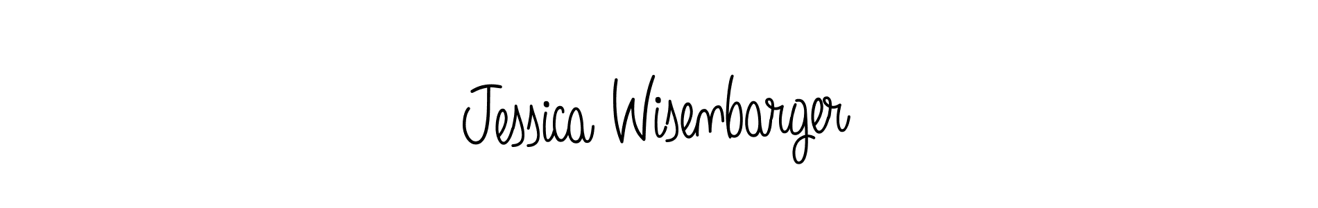 Use a signature maker to create a handwritten signature online. With this signature software, you can design (Angelique-Rose-font-FFP) your own signature for name Jessica Wisenbarger. Jessica Wisenbarger signature style 5 images and pictures png