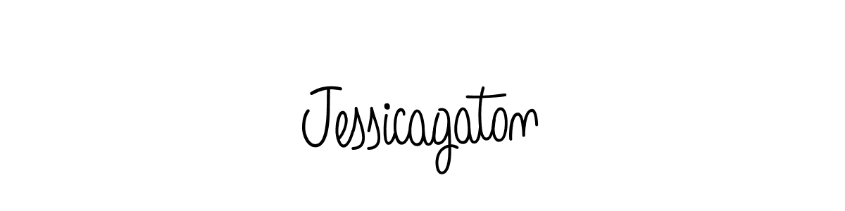 Create a beautiful signature design for name Jessicagaton. With this signature (Angelique-Rose-font-FFP) fonts, you can make a handwritten signature for free. Jessicagaton signature style 5 images and pictures png