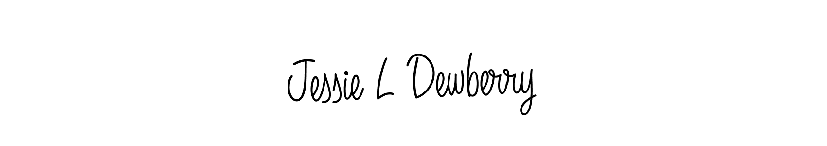 Check out images of Autograph of Jessie L Dewberry name. Actor Jessie L Dewberry Signature Style. Angelique-Rose-font-FFP is a professional sign style online. Jessie L Dewberry signature style 5 images and pictures png